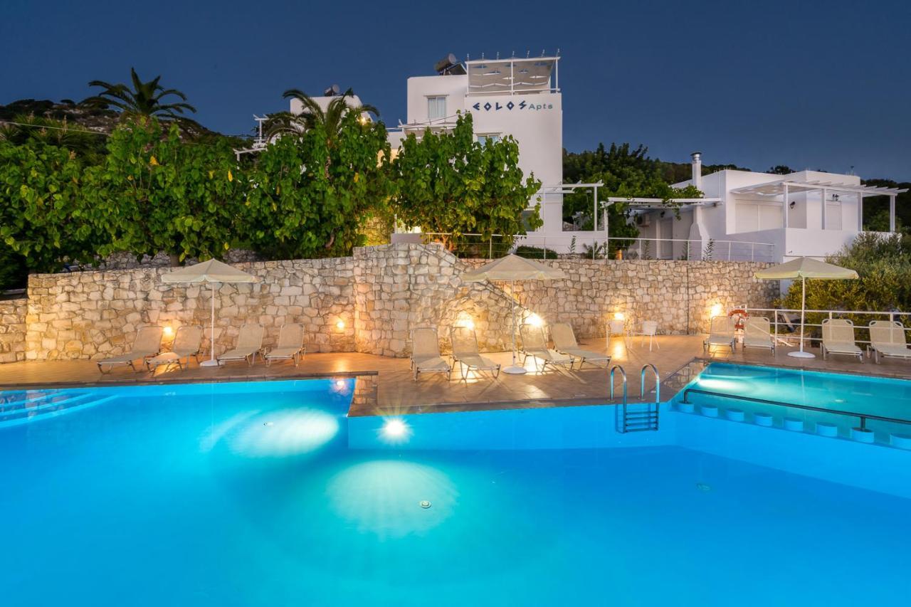 Eolos Apartments Chrissi Akti Chania Exterior foto
